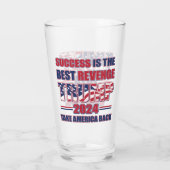 President Trump en JD VANCE 2024 Glas (Achterkant)