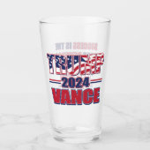 President Trump en JD VANCE 2024 Glas (Voorkant)