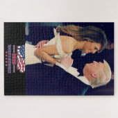 President Trump en Melanai dansen Legpuzzel (Horizontaal)
