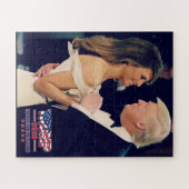 President Trump en Melania Dancing Legpuzzel (Horizontaal)