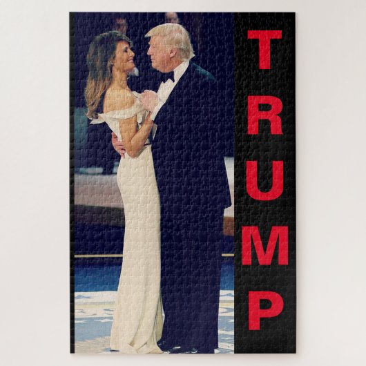 President Trump en Melania Dancing Legpuzzel (Verticaal)