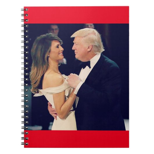 President Trump en Melania Dancing Notitieboek (Voorkant)