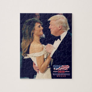 President Trump en Melania dansen Legpuzzel