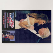 President trump en Melania Dansend - Trump 2020 Legpuzzel (Horizontaal)