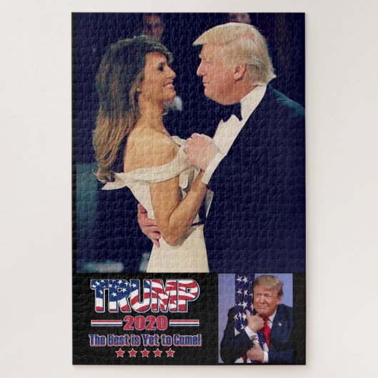 President trump en Melania Dansend - Trump 2020 Legpuzzel (Verticaal)