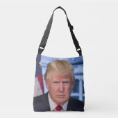 PRESIDENT TRUMP EN WIFE MELANIA CROSSBODY TAS (Voorkant)