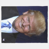 PRESIDENT TRUMP FLEECE DEKEN (Voorkant (Horizontaal))