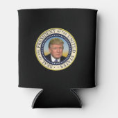 President Trump-foto Presidentieel zegel Blikjeskoeler (Voorkant)