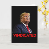 President Trump Gerechvaardigd Kaart (Gele Bloem)
