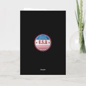 President Trump Geweldige Fab-jubileum Bedankkaart (Achterkant)