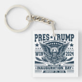President Trump Gewonnen 2024 Sleutelhanger (Voorkant)