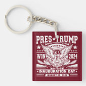 President Trump Gewonnen 2024 Sleutelhanger (Voorkant)