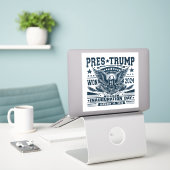 President Trump Gewonnen 2024 Sticker (Laptop op bureau)