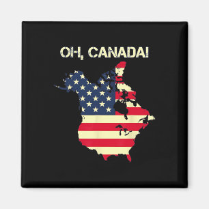 President Trump Gezegde Oh Canada Kaart Amerikaans Magneet