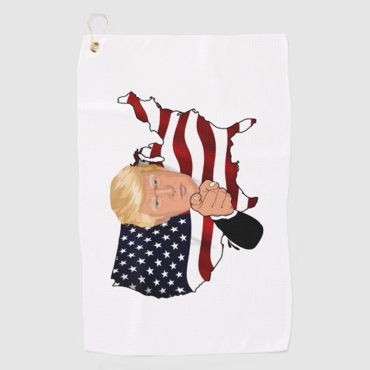 President Trump Golfhanddoek (Voorkant)