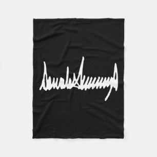 President Trump Handtekening Inauguratie 2025 47e  Fleece Deken