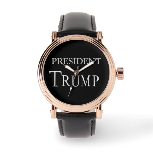 PRESIDENT TRUMP  HORLOGE (Voorkant)
