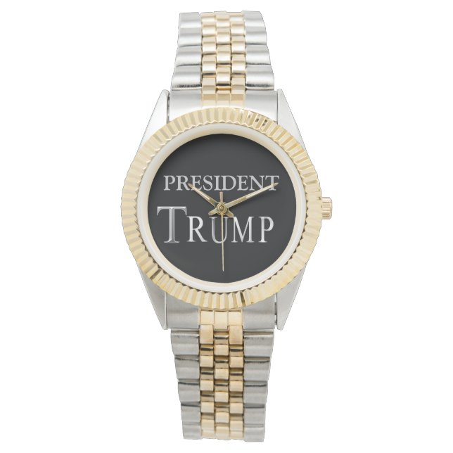 PRESIDENT TRUMP HORLOGE (Voorkant)