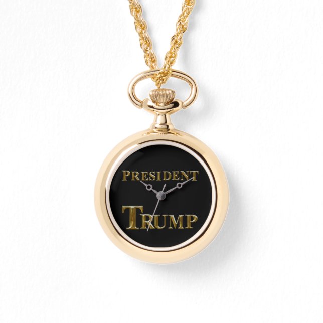 PRESIDENT TRUMP  HORLOGE (Voorkant)
