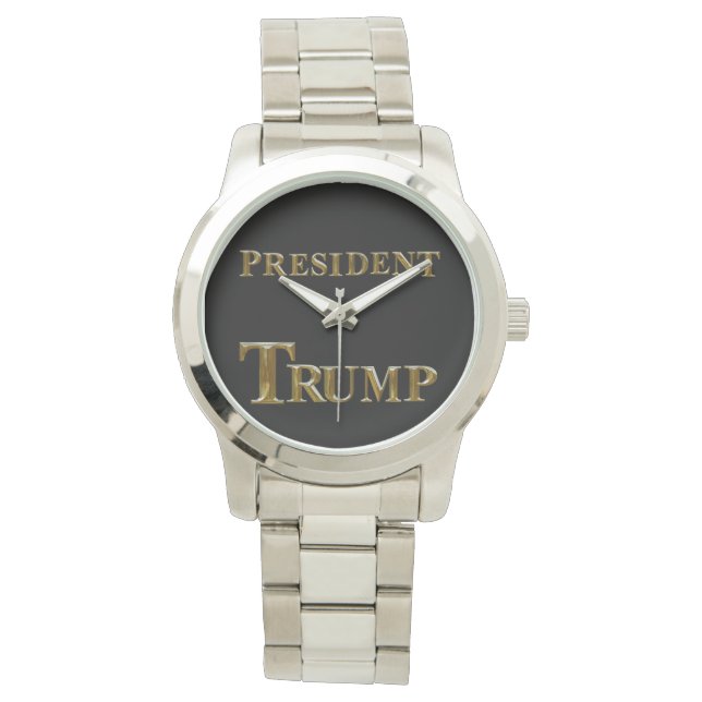 PRESIDENT TRUMP  HORLOGE (Voorkant)