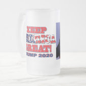 President Trump Hugs Vlag VS Matglas Bierpul (Voorkant links)