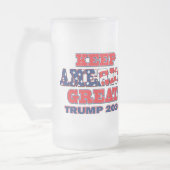 President Trump Hugs Vlag VS Matglas Bierpul (Links)