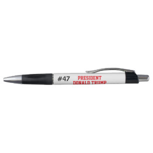 President Trump inauguratie 2025 BEWERK namen Pen
