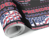 President Trump Inauguratie 2025 Cadeaupapier (Rol Hoek)