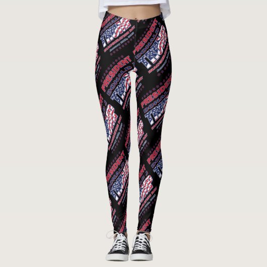 President Trump Inauguratie 2025 Leggings (Voorkant)