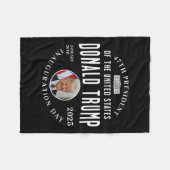 President Trump Inauguratie Dag 2025 Memorabilia Fleece Deken (Voorkant (Horizontaal))