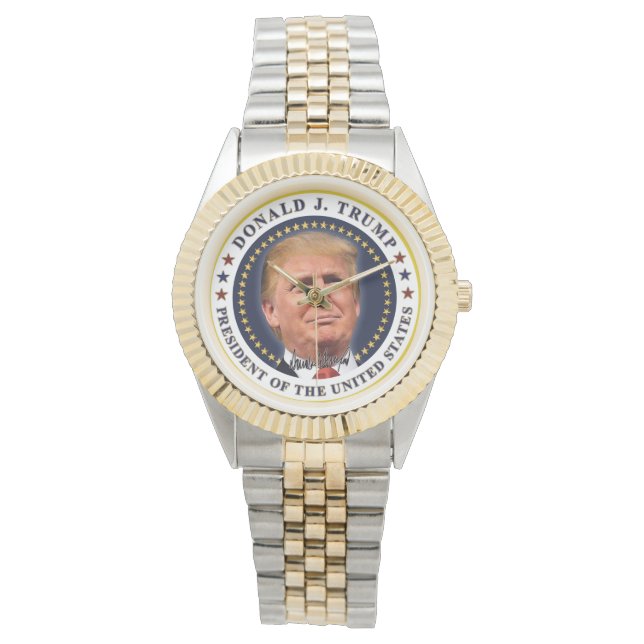 President Trump Inauguratie Dag Souvenir Horloge (Voorkant)