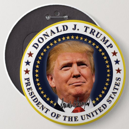 President Trump Inauguratie Dag Souvenir Ronde Button 6,0 Cm (Voorkant /achterkant)