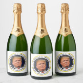 President Trump Inauguratie Dag Souvenir Sparkling Wijnetiket (Flessen)