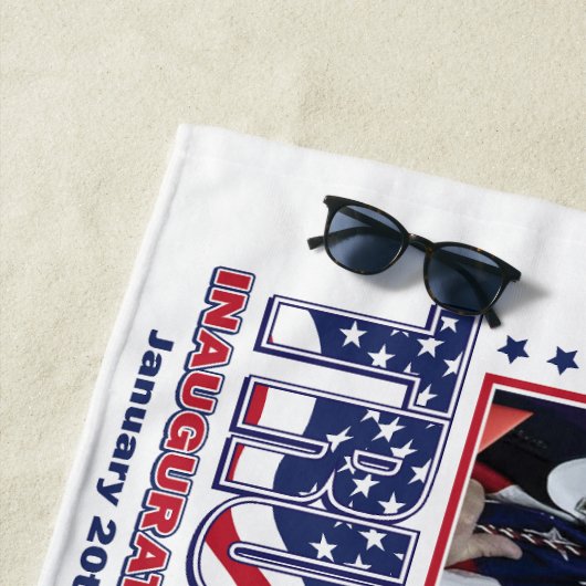 President Trump inauguratiedag 2025 Strandlaken (In situ)