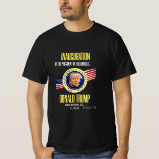 President Trump inauguratiedag 2025 T-shirt