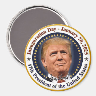 President Trump Inauguratiedag 20 januari 2025 Magneet