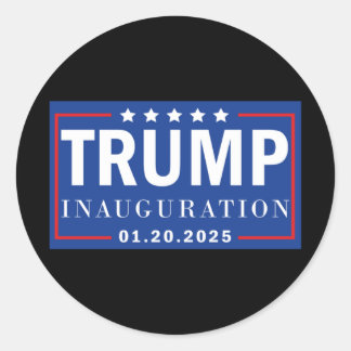 President Trump inauguratiedag januari 201 Ronde Sticker