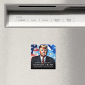 President Trump inauguratiedag Keepsake Magneet (Insitu (Vaatwasser))