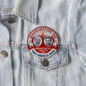 President Trump Inauguratiedag Souvenir Retro Ronde Button 7,6 Cm (In situ)