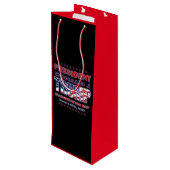 President Trump inauguratiedag Wijn Cadeautas (Achterkant Gekanteld)