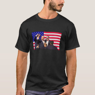 President Trump is veilige Trump die zijn arm verh T-shirt