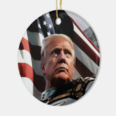 President Trump Keramisch Ornament (Links)