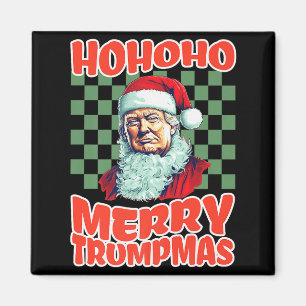 President Trump Kerstmis Ho Ho Ho Prettig Trumpmas Magneet