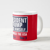President Trump kiest zelf voor de VS Grote Koffiekop (Voorkant rechts)