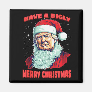 President Trump Krijgt een heel Merry Christmas Pr Magneet