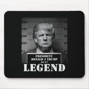 President Trump Legend Mugshot Muismat