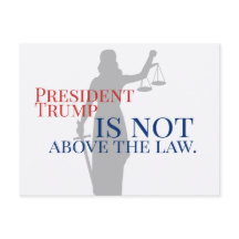 President Trump ligt niet boven de wet Lady Justic