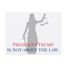 President Trump ligt niet boven de wet Lady Justic