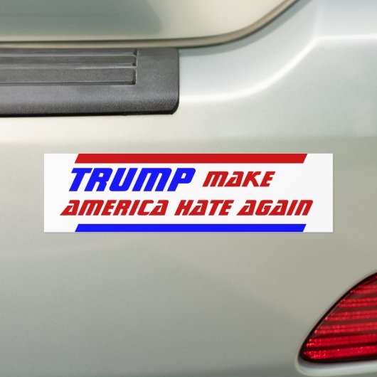 President TRUMP maakt Amerika weer onverzettelijk Bumpersticker (Op auto)