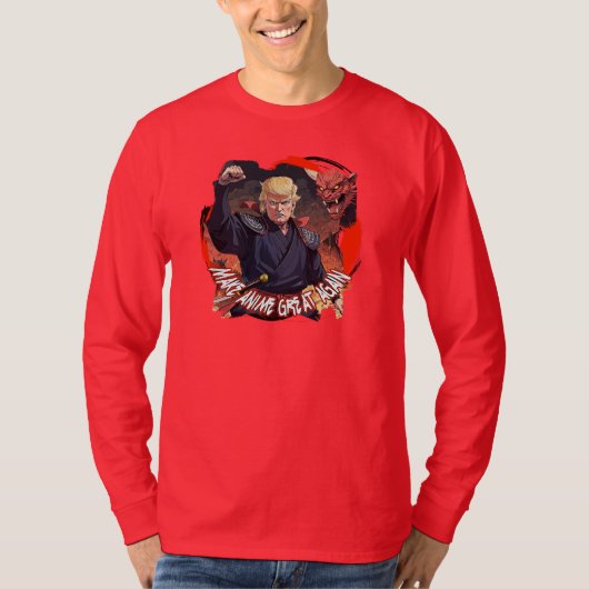 President Trump maakt anime weer geweldig T-shirt (Voorkant)